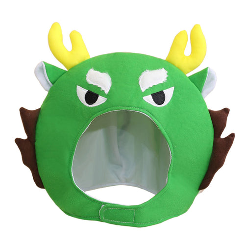 Cartoon Dragon Headgear Cosplay Hat Halloween Carnival Costume Accessories