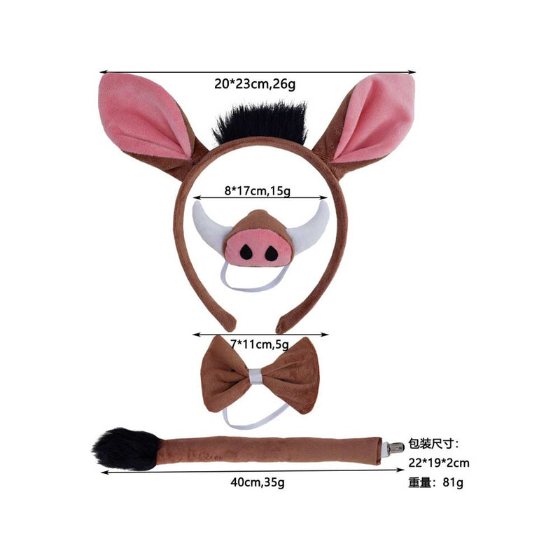 Cartoon Pig Cosplay Costume Outfits Halloween Carnival Suit