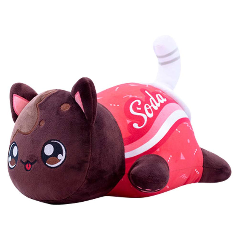 Cekalue Hamburger Cat Plush Stuffed 9.8 Inches Food Toy Pillow Cute Kawaii Animal Doll Gifts for Uni