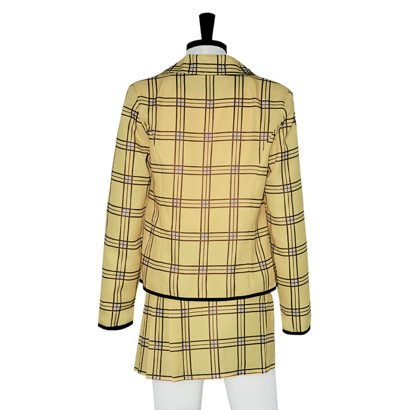 Cher Horowitz Movie Clueless Cosplay Costume Outfits Halloween Carnival Suit