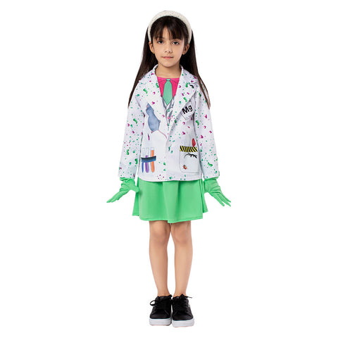 Child Scientists cosplay Costume Outfits Halloween Carnival Suit
