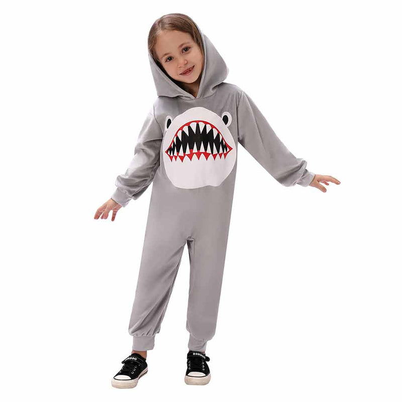 Children‘s animal jumpsuit shark role-playing cosplay suit