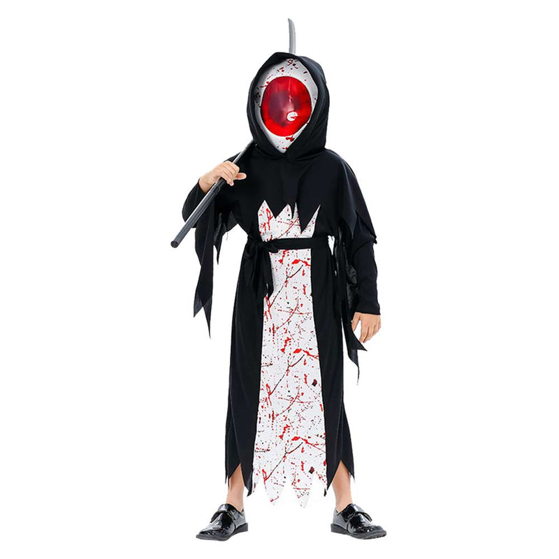 Children‘s Devil‘s Eye Cosplay Costume Outfits Halloween Carnival Suit