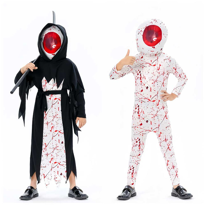 Children‘s Devil‘s Eye Cosplay Costume Outfits Halloween Carnival Suit