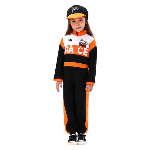 Children‘s racing driver Cosplay Costume Outfits Halloween Carnival Suit Style