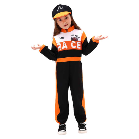  Children‘s racing driver Cosplay Costume Outfits Halloween Carnival Suit Style