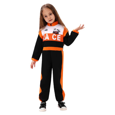  Children‘s racing driver Cosplay Costume Outfits Halloween Carnival Suit Style
