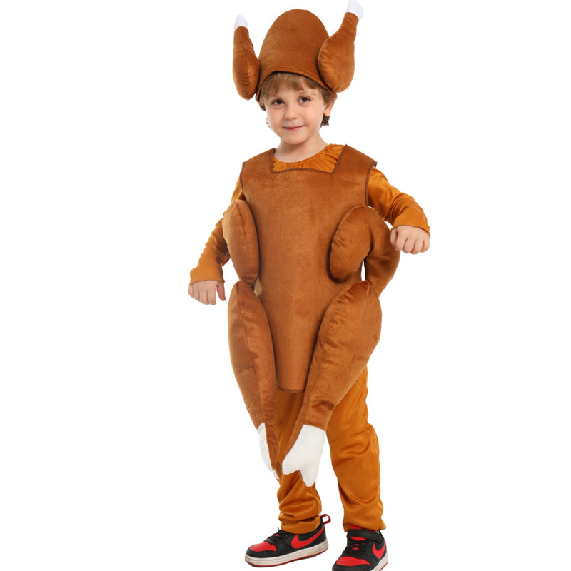 Children‘s Turkey Clothing Cosplay Costume Outfits Halloween Carnival Suit