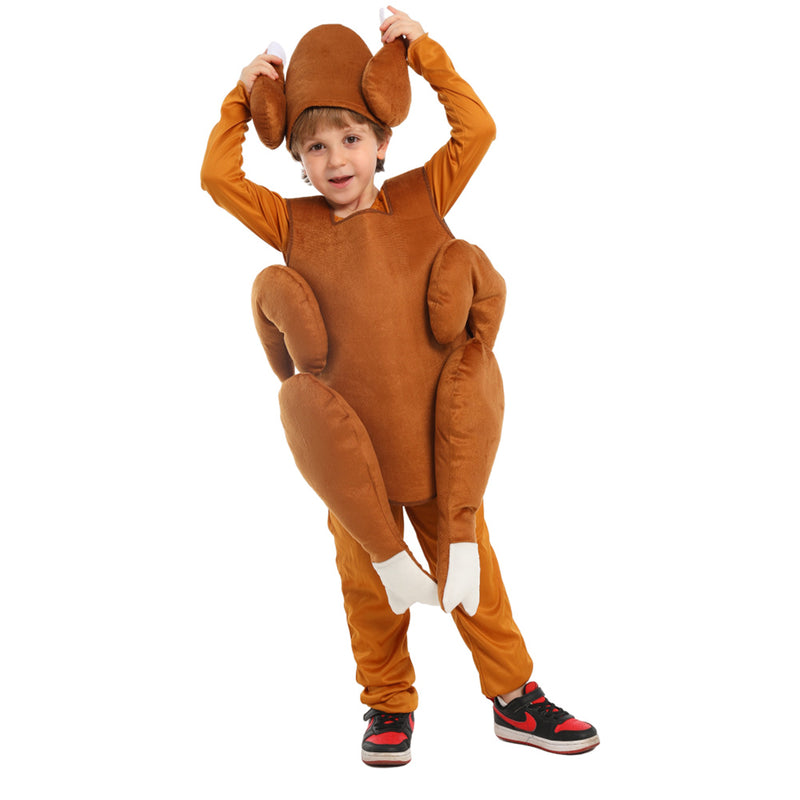 Children‘s Turkey Clothing Cosplay Costume Outfits Halloween Carnival Suit