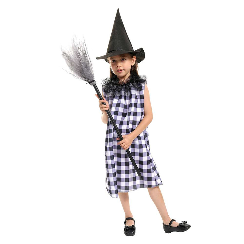 Children‘s Witch Cosplay Costume Outfits Halloween Carnival Suit