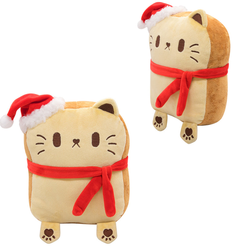 Christmas bread cat doll Cosplay Plush Toys Cartoon Soft Stuffed Dolls Mascot Birthday Xmas Gift