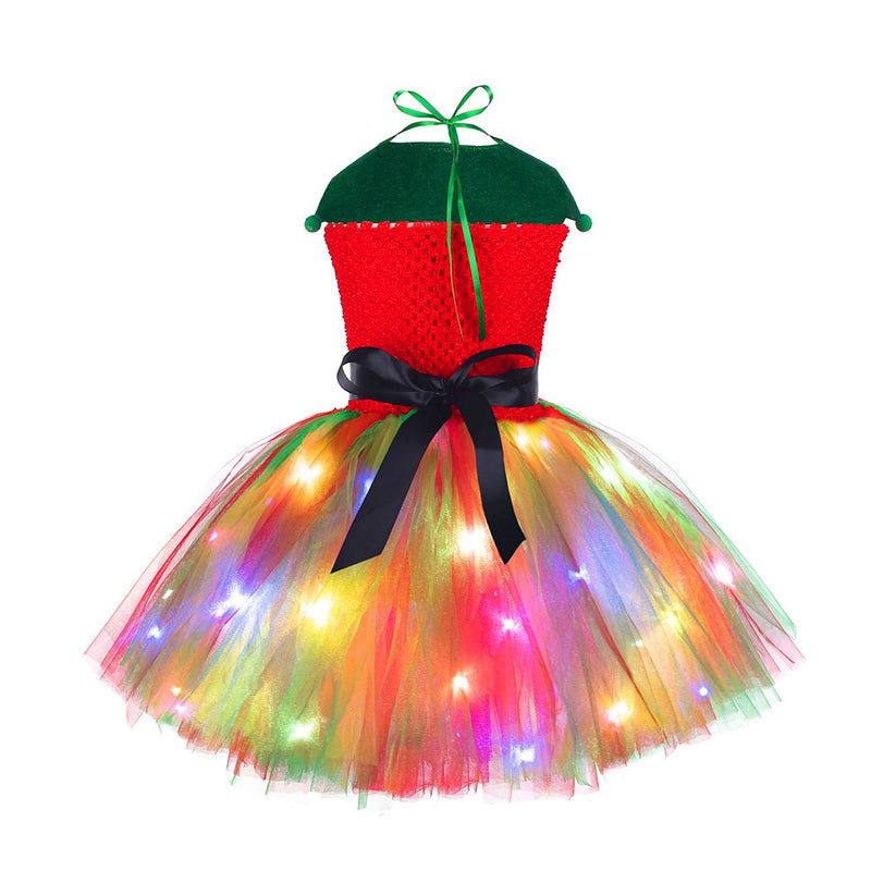 Christmas Cosplay Costume Led Dress Outfits Halloween Carnival Suit