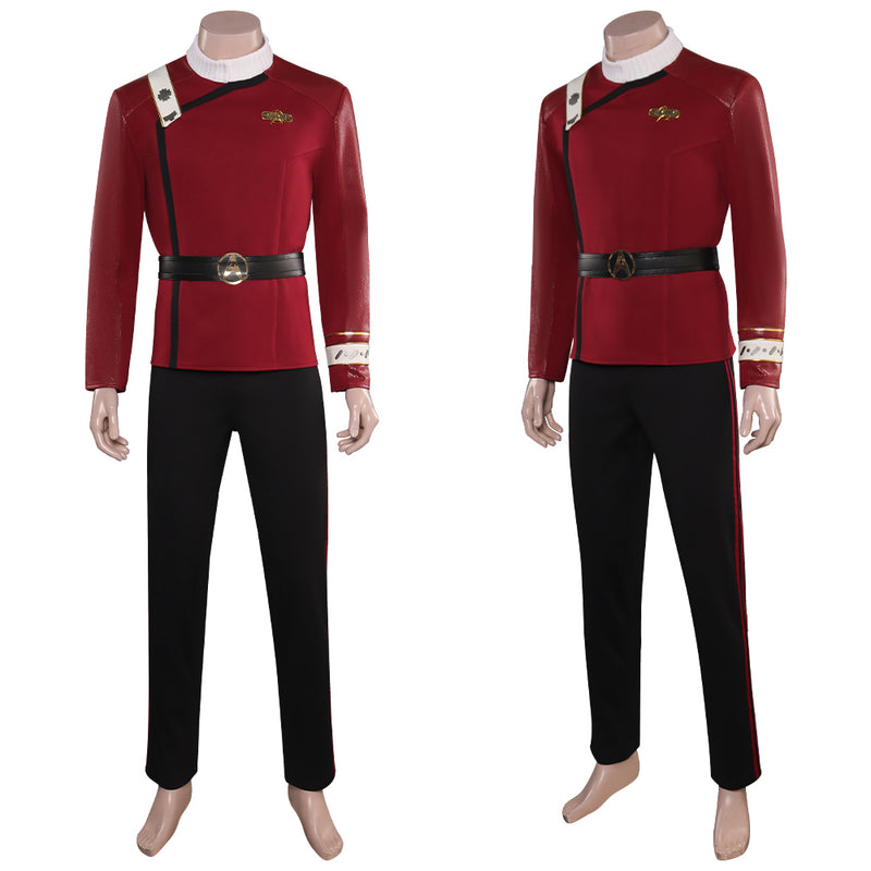 Christopher Pikel Star Trek Cosplay Costume Outfits Halloween Carnival Party Disguise Suit Star Trek: Strange New Worlds