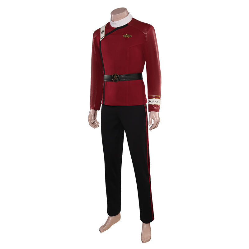 Christopher Pikel Star Trek Cosplay Costume Outfits Halloween Carnival Party Disguise Suit Star Trek: Strange New Worlds