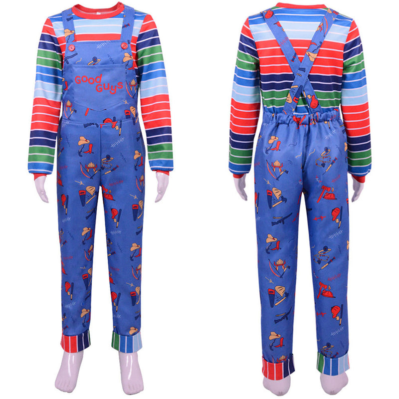 Chucky Cosplay Costume Outfits Fantasia Halloween Carnival Party Disguise Suit