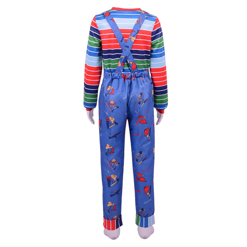 Chucky Cosplay Costume Outfits Fantasia Halloween Carnival Party Disguise Suit