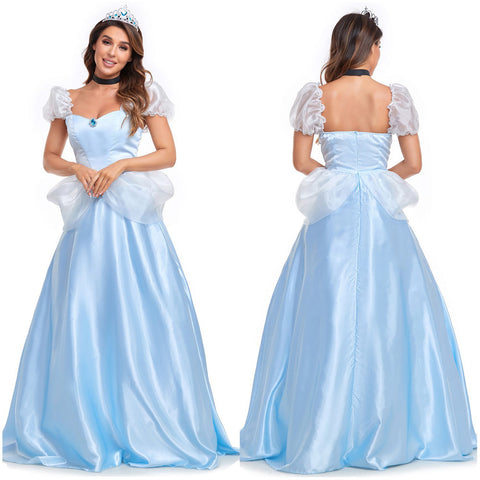 cinderella Cosplay Costume Outfits Halloween Carnival Party Disguise Suit