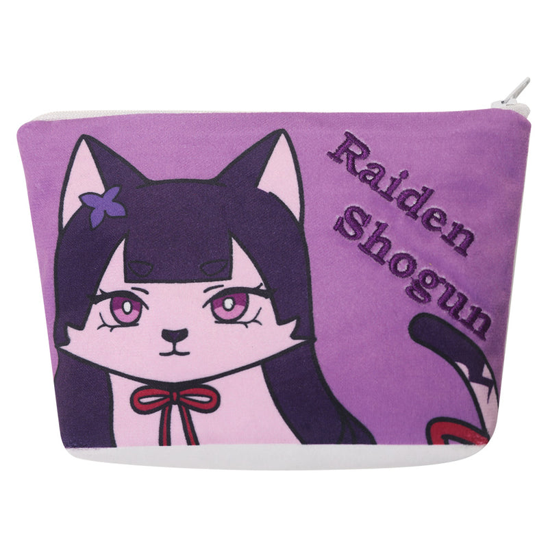 Clutch bag Rainden Shogun Genshin Impact  Rainden Shogun Cosplay Handbag Clutch Bag for Men Women funny