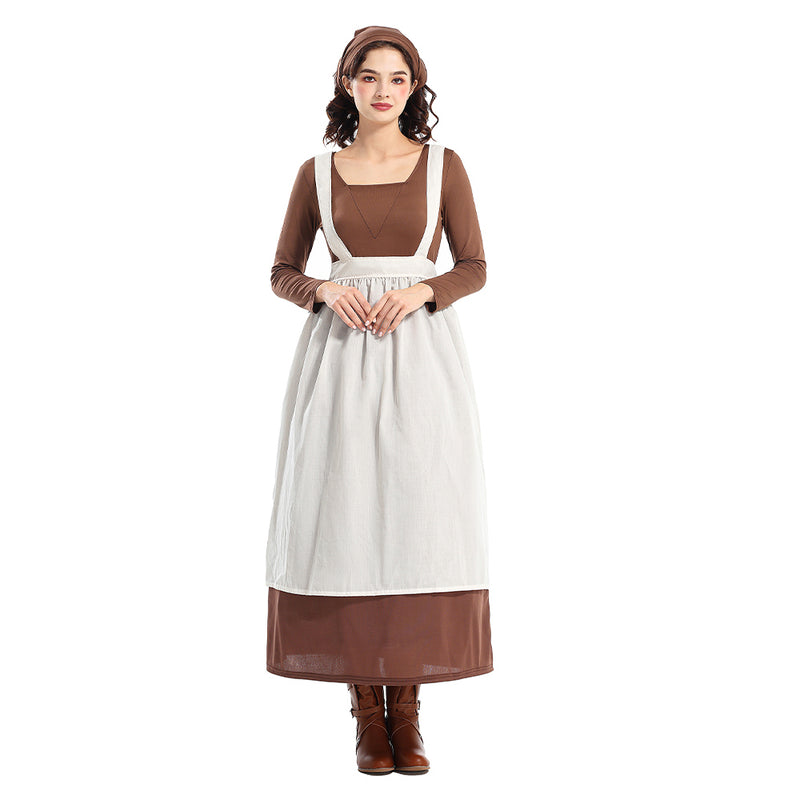 Colonial style estate maid dress Cosplay Costume Outfits Halloween Carnival Suit