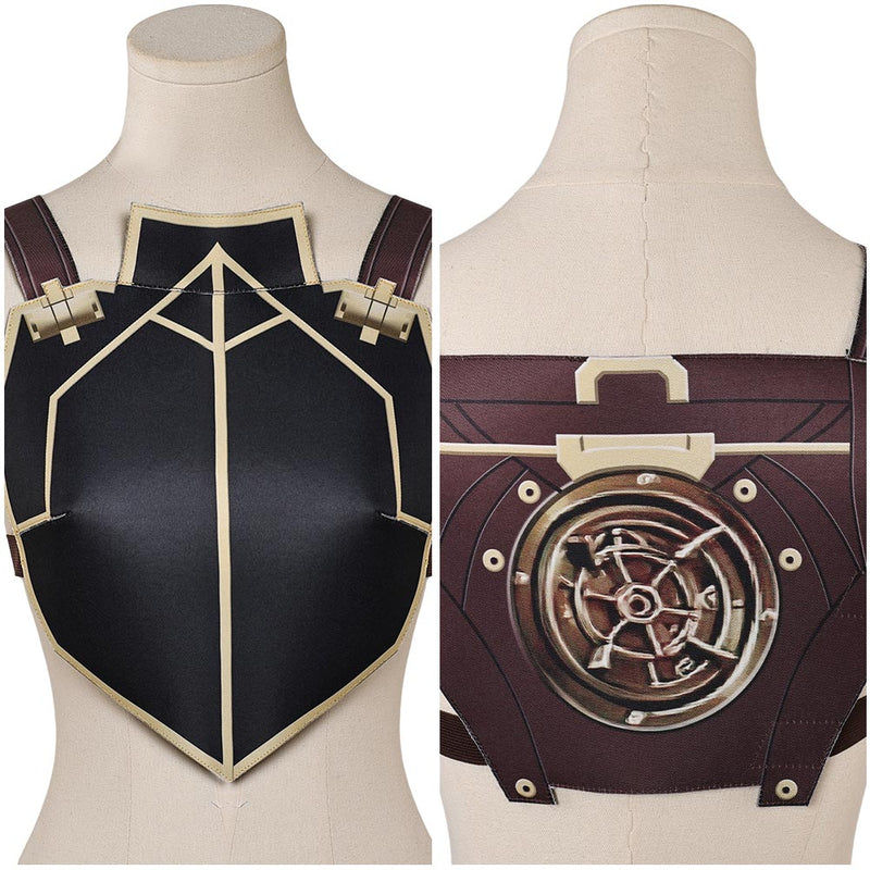 cos Caitlyn Cosplay Vest Costume Outfits Halloween Carnival Suit League of Legends