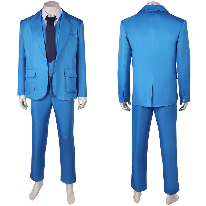 cos Cosplay Costume Outfits Halloween Carnival Suit Blue Suit joke