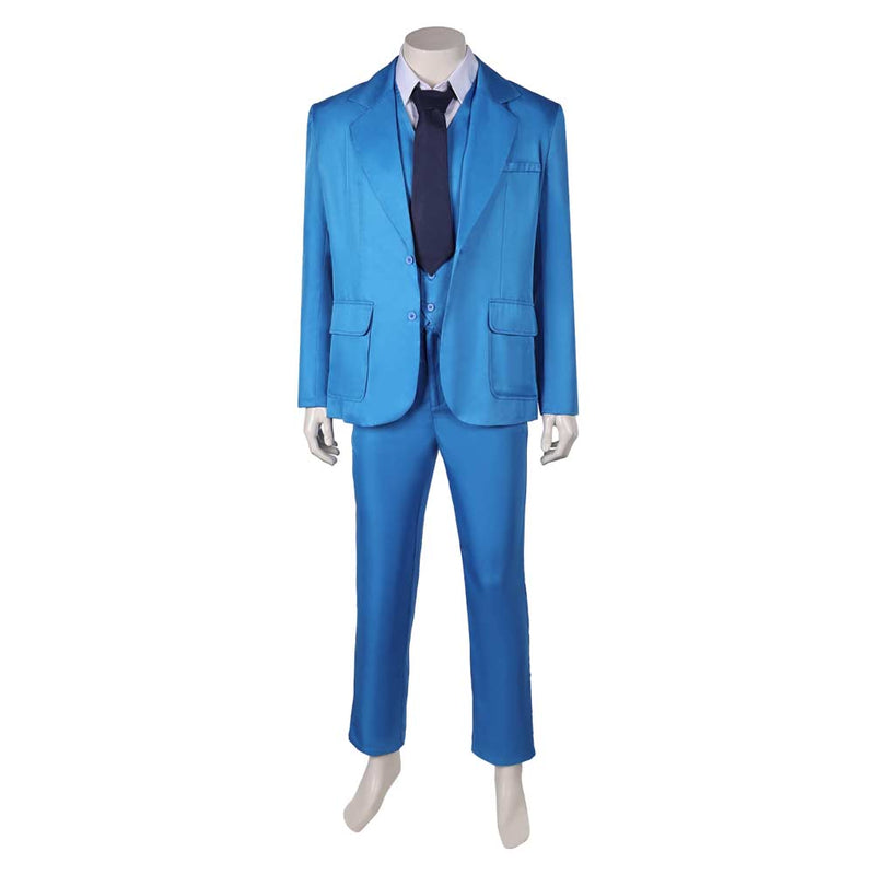 cos Cosplay Costume Outfits Halloween Carnival Suit Blue Suit joke