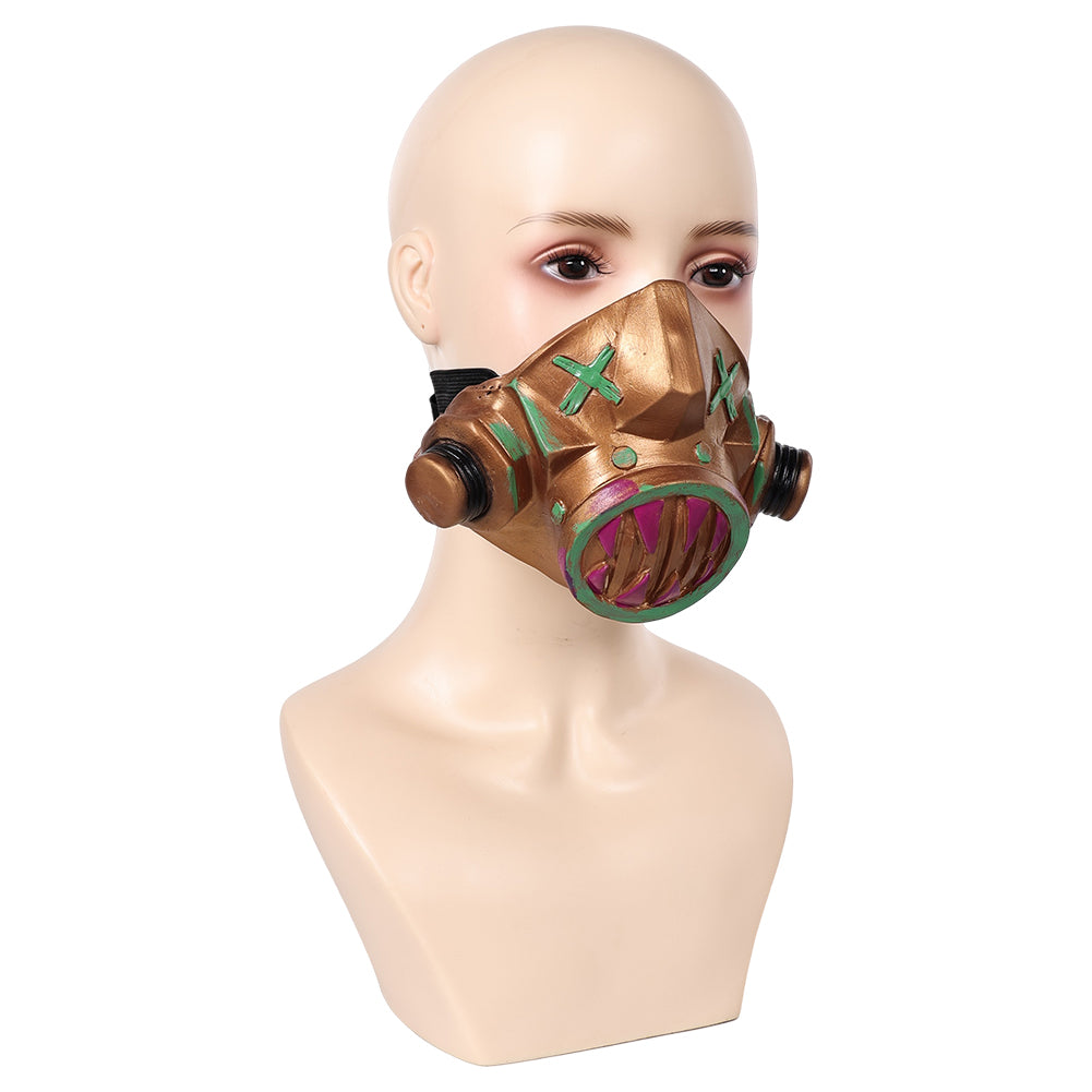Arcane Color Mask League of Legends:Arcane Jinx Mask Cosplay Latex Masks Helmet ...