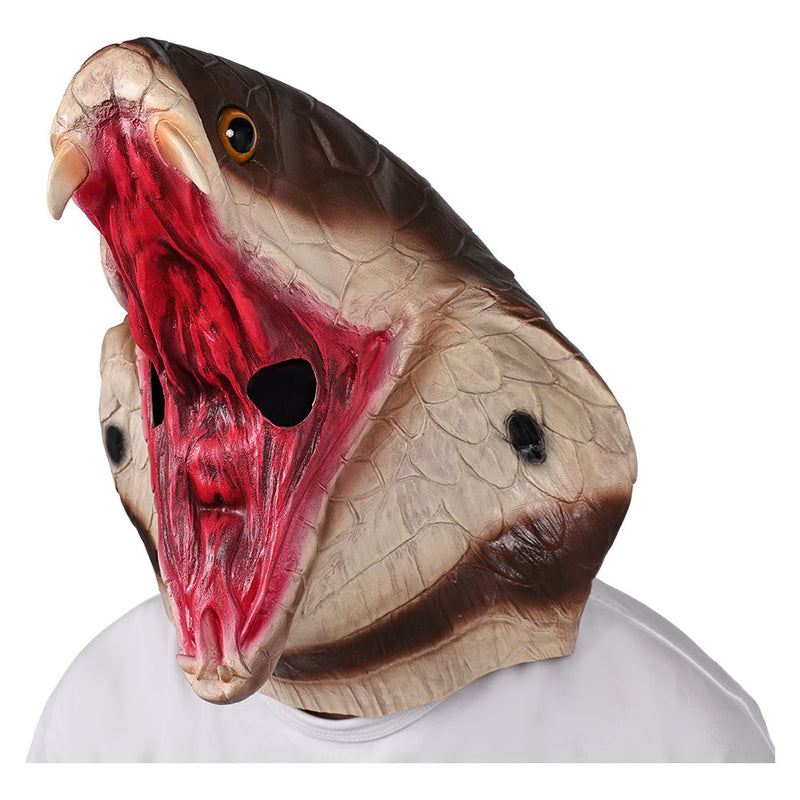 cos party mask snake Mask Cosplay Latex Masks Helmet Masquerade Halloween Party Costume Props