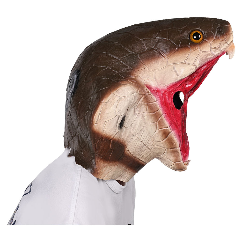 Adult Horror Cosplay Mask: snake Mask Cosplay Latex Masks Helmet Masqu ...