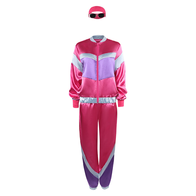 Cosplay Costume Outfits Halloween Carnival Suit 80s windbreaker women