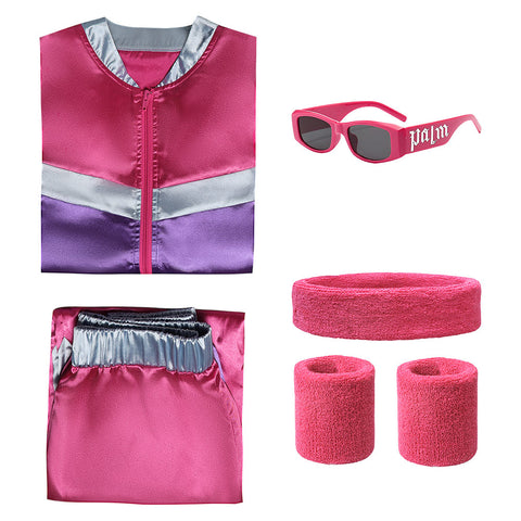 Cosplay Costume Outfits Halloween Carnival Suit 80s windbreaker women
