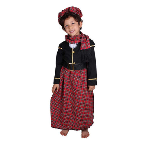 Cosplay Costume Outfits Halloween Carnival Suit Boys Scottish skirt