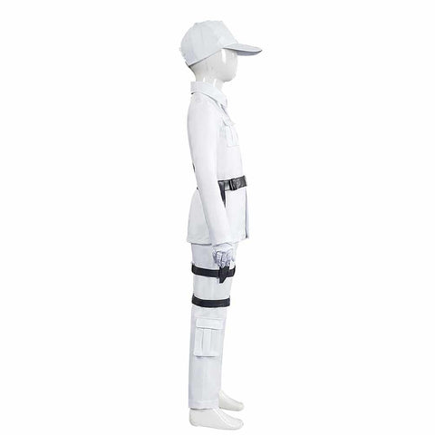 Cosplay Costume Outfits Halloween Carnival Suit Cells At Work White Blood Cell Leukocyte（Neutrophil）