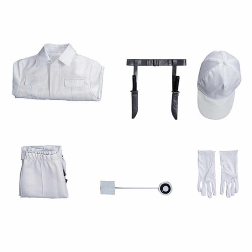 Cosplay Costume Outfits Halloween Carnival Suit Cells At Work White Blood Cell Leukocyte（Neutrophil）