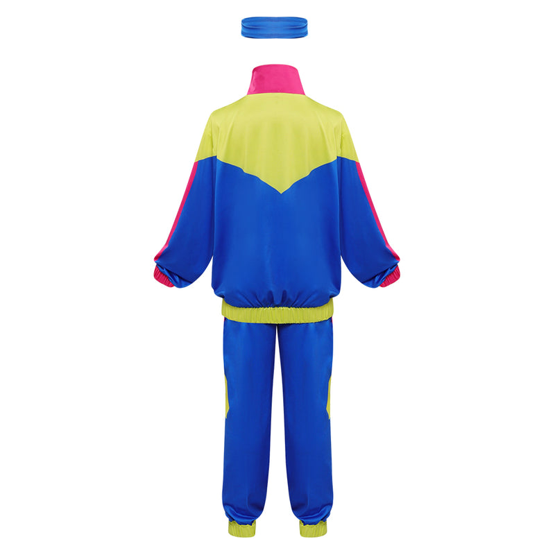 Cosplay Costume Outfits Halloween Carnival Suit children tracksuit Retro