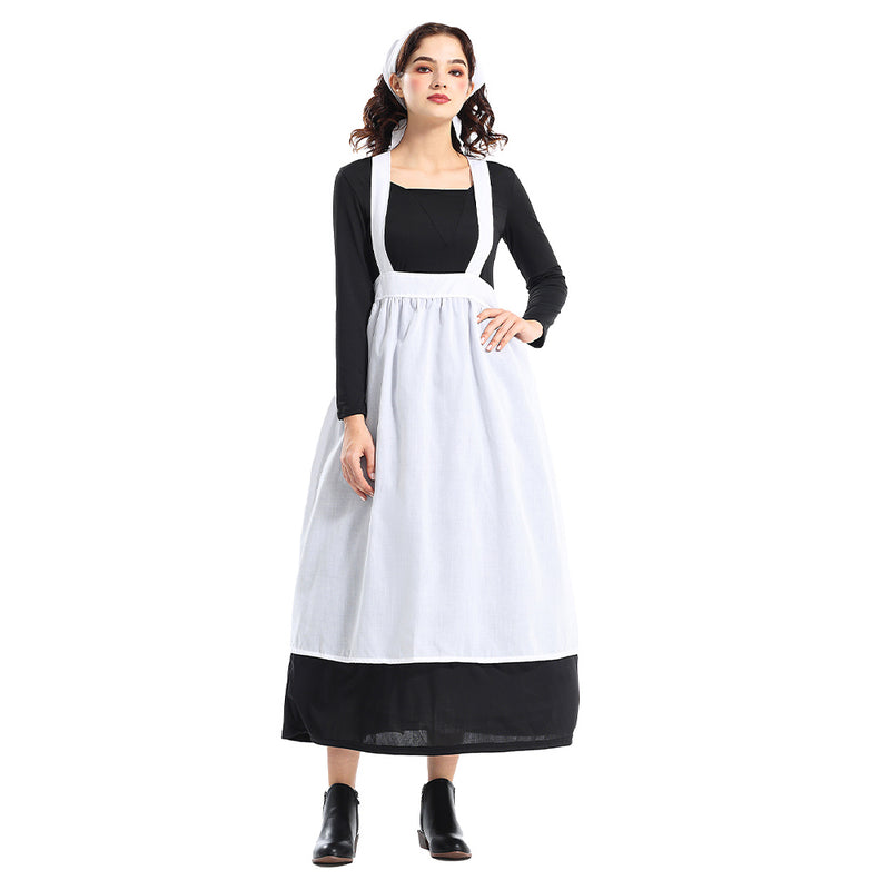 Cosplay Costume Outfits Halloween Carnival Suit Colonial style estate maid dress