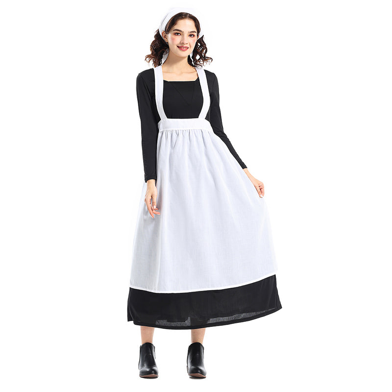 Cosplay Costume Outfits Halloween Carnival Suit Colonial style estate maid dress