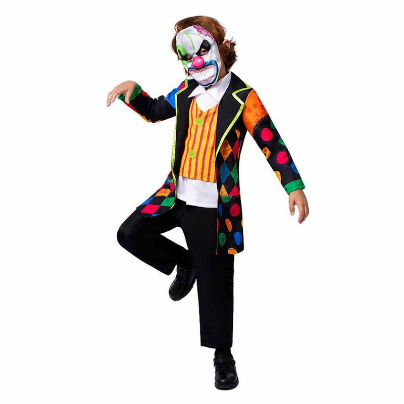 Cosplay Costume Outfits Halloween Carnival Suit Evil Joker Role Playing Children‘s Horror Party