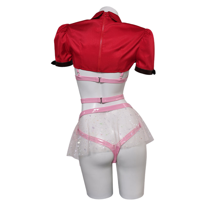 Cosplay Costume Outfits Halloween Carnival Suit Final Fantasy Lingerie for Women Aerith