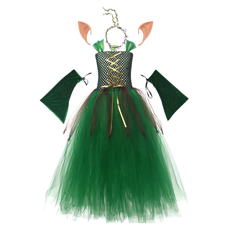 Cosplay Costume Outfits Halloween Carnival Suit Forest Elf