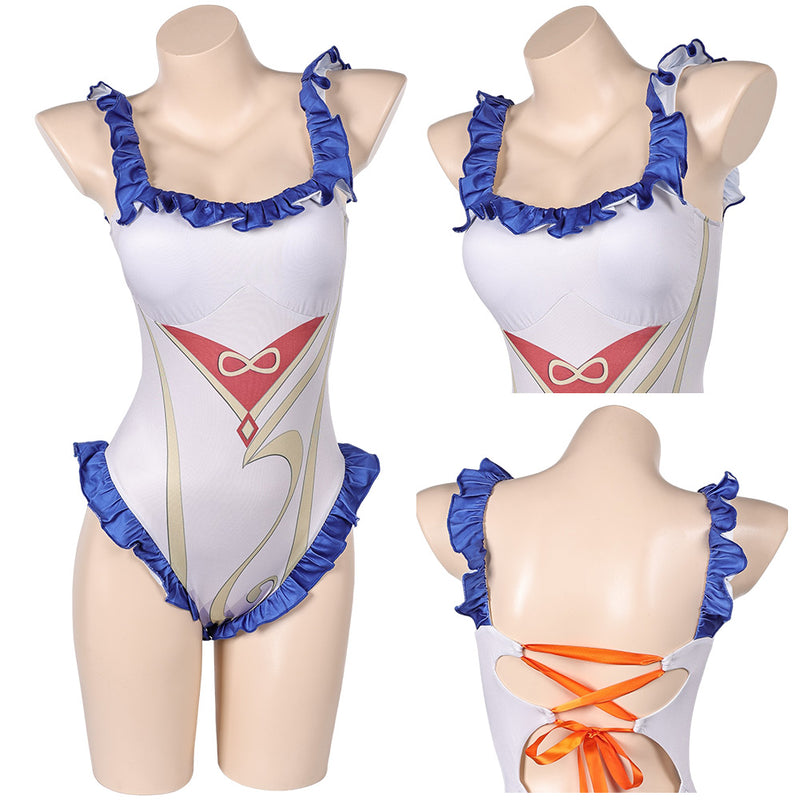 Cosplay Costume Outfits Halloween Carnival Suit Genshin Impact Ganyu swimsuit Ganyu Genshin Impact