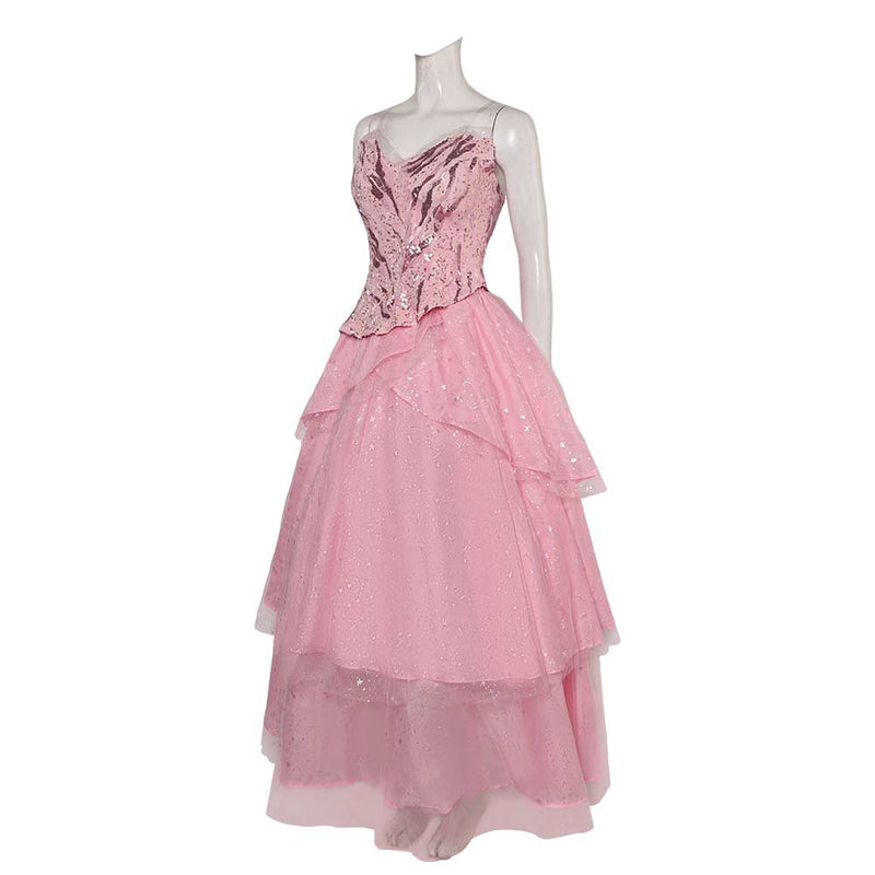 Cosplay Costume Outfits Halloween Carnival Suit Glinda Wicked cos