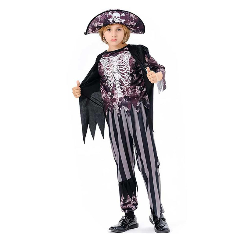 Cosplay Costume Outfits Halloween Carnival Suit Kids Caribbean Pirates