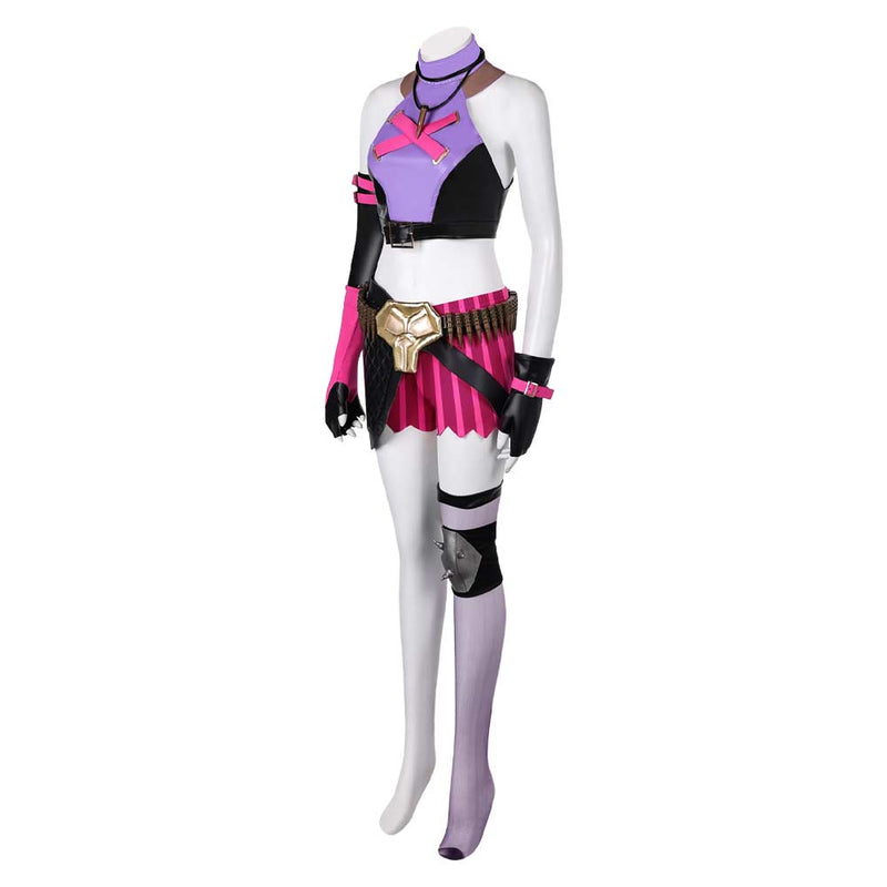 Cosplay Costume Outfits Halloween Carnival Suit League of Legends cos Jinx