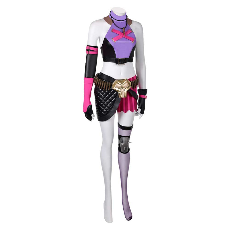 Cosplay Costume Outfits Halloween Carnival Suit League of Legends cos Jinx