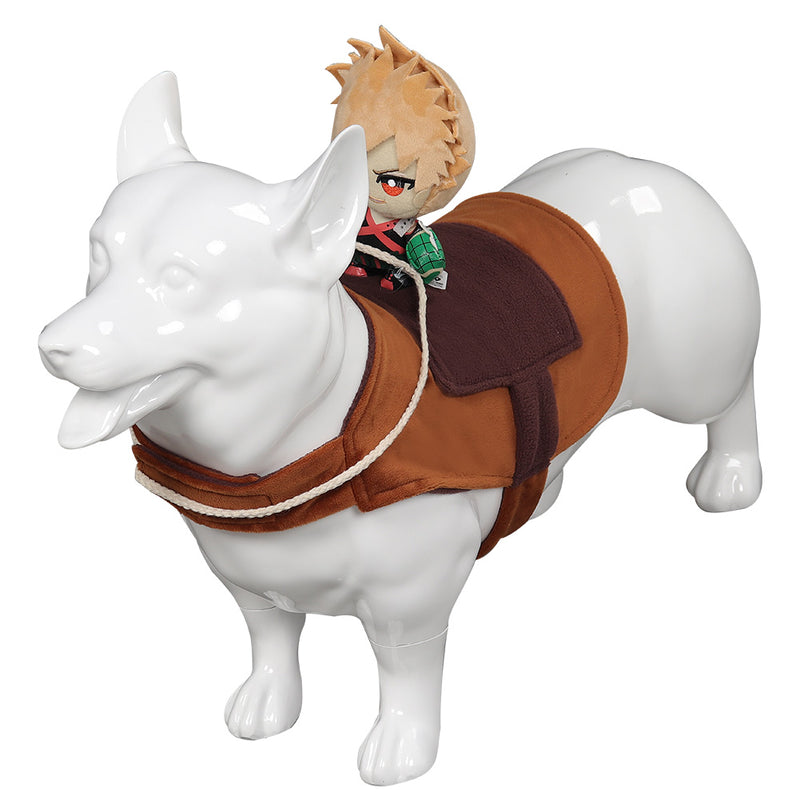 Cosplay Costume Outfits Halloween Carnival Suit My Hero Academia PET Dogs Clothes Knight Style with Doll Bakugou Katsuki