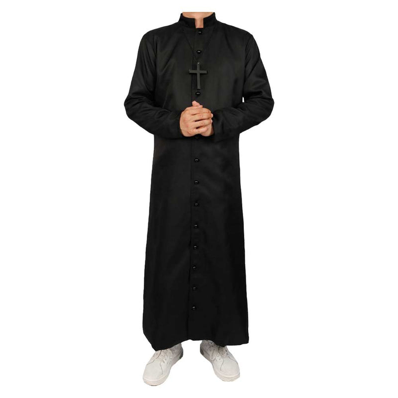 Cosplay Costume Outfits Halloween Carnival Suit Priest robe jacket