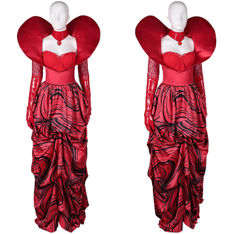 Cosplay Costume Outfits Halloween Carnival Suit Queen of Hearts cos Descendants