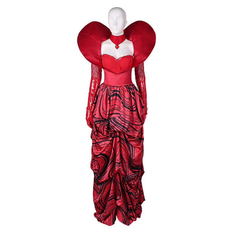 Cosplay Costume Outfits Halloween Carnival Suit Queen of Hearts cos Descendants