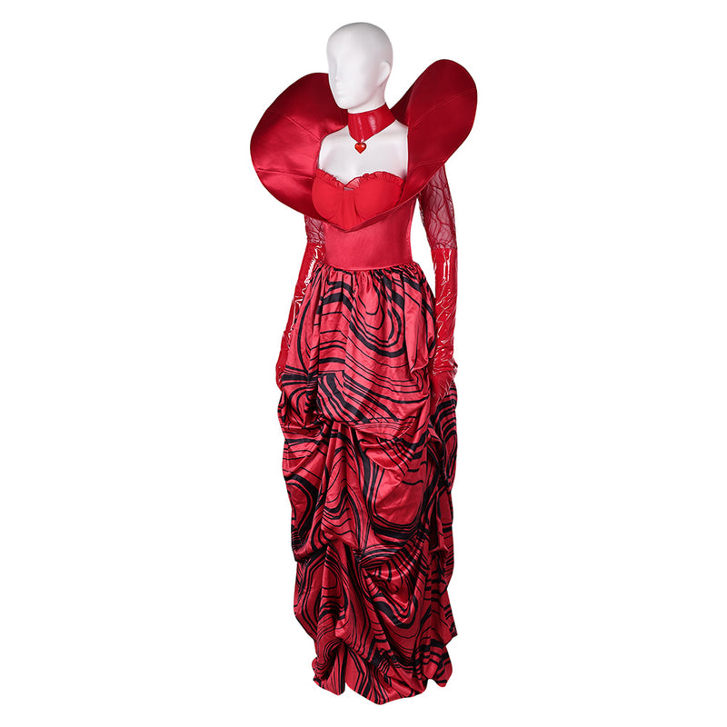 Cosplay Costume Outfits Halloween Carnival Suit Queen of Hearts cos Descendants